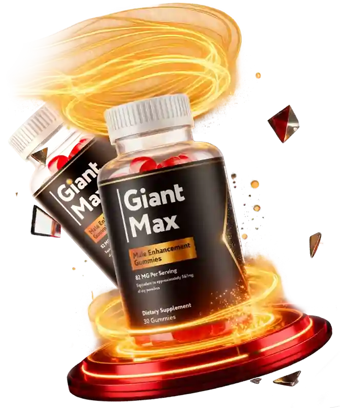 GiantMax Natural Male Vitality Gummy — 6 Botanicals 82mg Per Serving USA